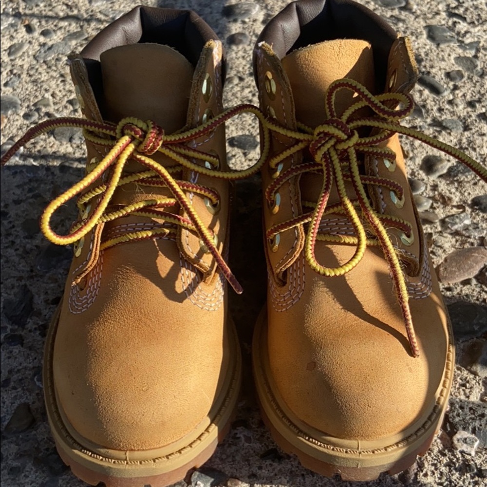 Authentic Timberland toddler boots.